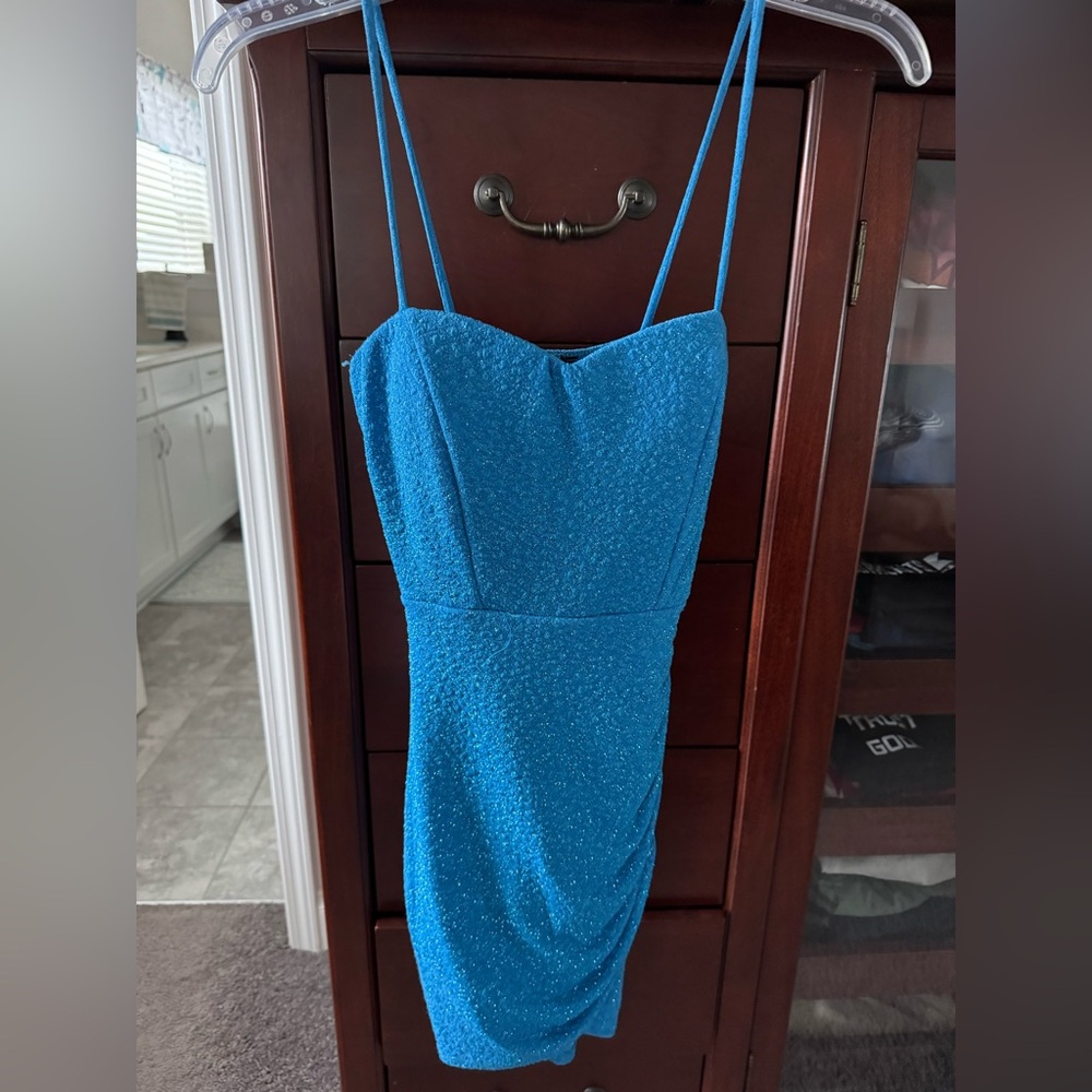 Homecoming Blue Dress